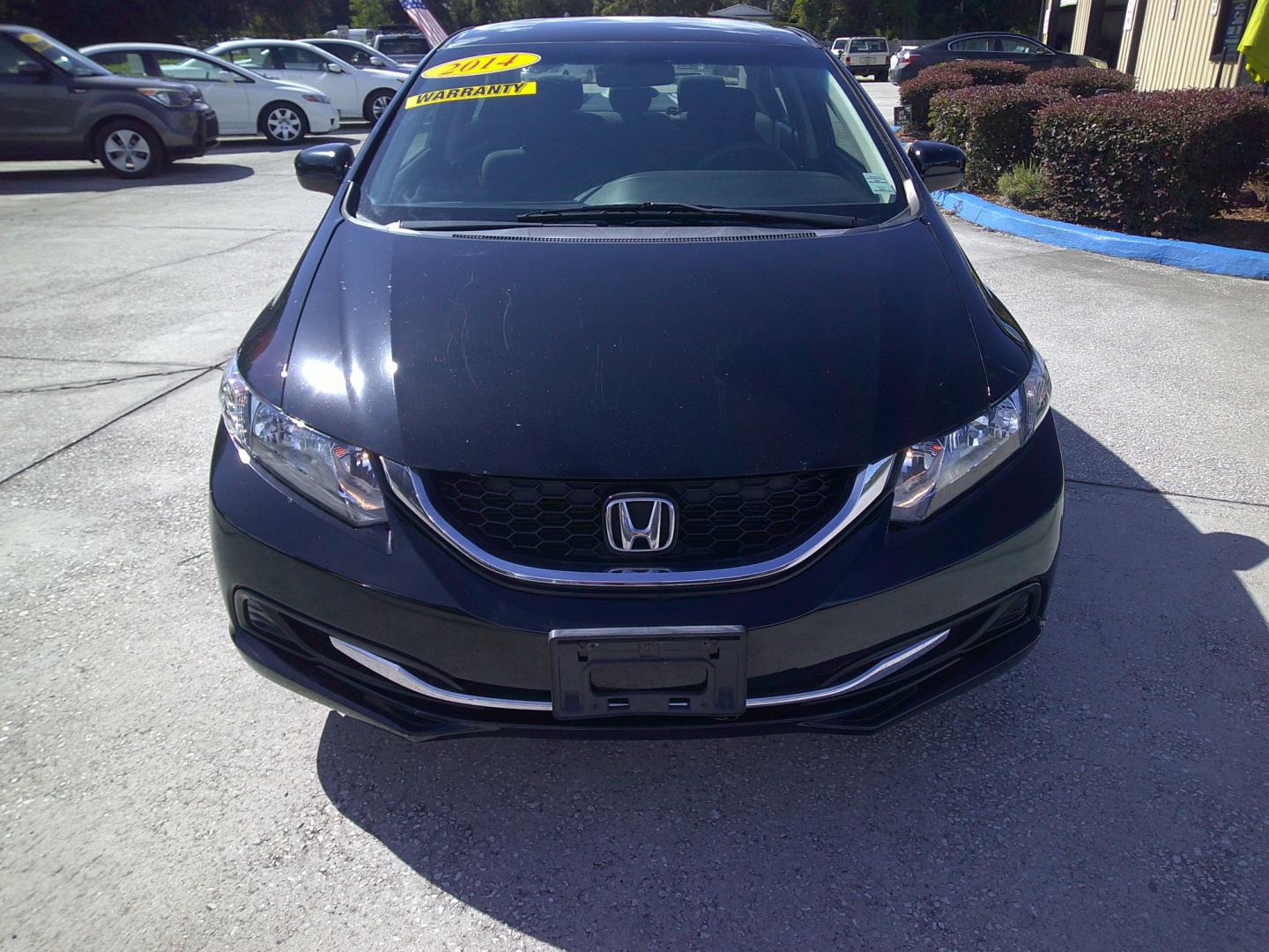 2014 BLACK HONDA CIVIC LX (2HGFB2F53EH) , located at 390 Hansen Avenue, Orange Park, FL, 32065, (904) 276-7933, 30.130497, -81.787529 - Photo#0